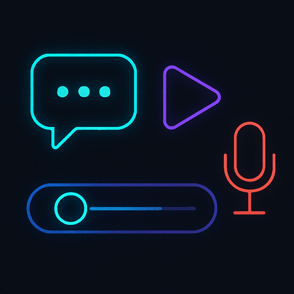Chat Voiceover Settings preview